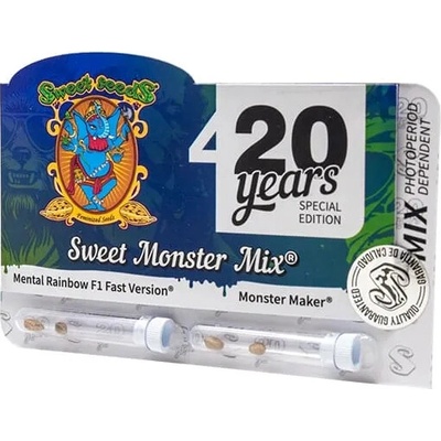 Sweet Seeds Sweet Monster Mix semienka neobsahujú THC 4 ks
