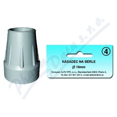 Alfa Násadec na berle 4 velikost 19 mm