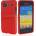 Samsung I9070 Galaxy S Advance Силиконов Калъф Червен + Протекто