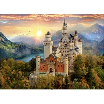 Dino - Puzzle Painted Neuschwanstein - 1 000 piese