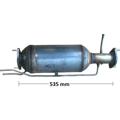 JMJ filtr pevných částic (DPF) 1683846 kovový | Zboží Auto