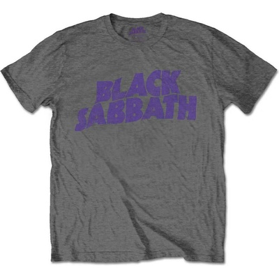 Black Sabbath Wavy Logo šedá