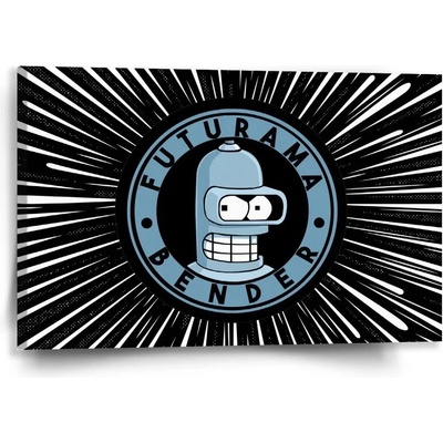 Sablio Obraz Futurama Bender Vesmír - 60x40 cm