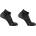 Salomon Дамски чорапи Salomon Hornet Quarter 2 Pack Running Socks Womens - Black/Grey