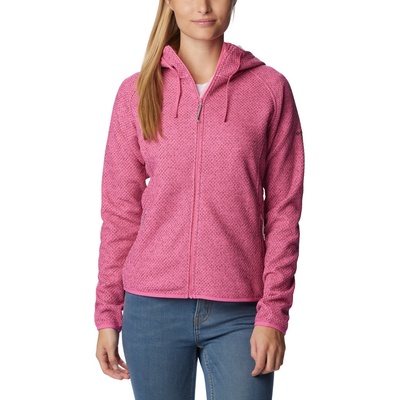 Columbia Pacific Point Full Zip Hoodie Wild Geranium Heather