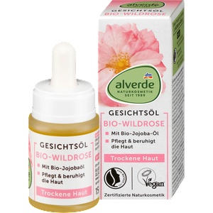 alverde NATURKOSMETIK Олио за лице с био дива роза, 15 ml (10468482)