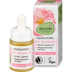 alverde NATURKOSMETIK Олио за лице с био дива роза, 15 ml (1316321)