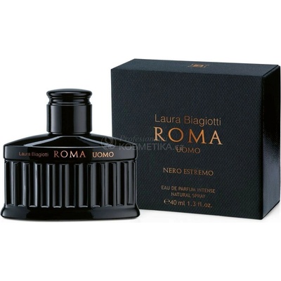 Laura Biagiotti Roma Uomo Nero Estremo parfumovaná voda pánska 125 ml tester