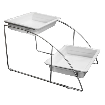 ILSA ILSA-Иноксова поставка за гастронорми GN 1/2 на два етажа 36x52, 5xh32, 5cm (0144191)