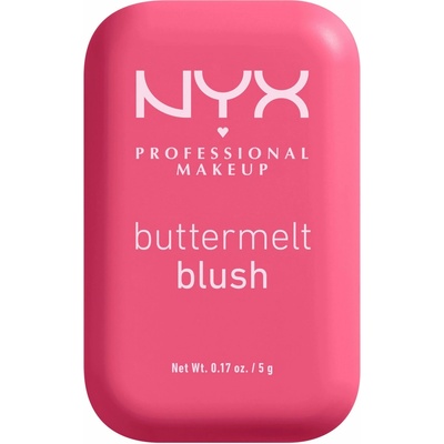 NYX Professional Makeup Buttermelt Blush tvářenka Růžová 5 g – Zboží Dáma