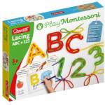 Quercetti Play Montessori - Промушване ABC+123 (QUE_02808)