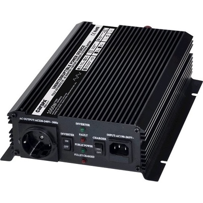 Carspa UPS1000-12 12V/230V 1000W s nabíječkou 12V/10A a funkcí UPS
