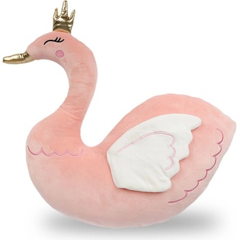 SLEEPWELL vankúš Labuť ružová Mikroplyš 50 cm