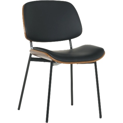 Bittel Посетителски стол Carmen 1180 - орех-черен (3520990)