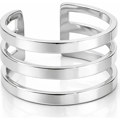 Troli trojitý prsten z oceli 75 silver TO1869