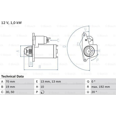 żtartér BOSCH 0 986 025 690