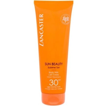 Lancaster Sun Beauty Body Milk водоустойчив слънцезащитен лосион с фактор spf30 250 ml