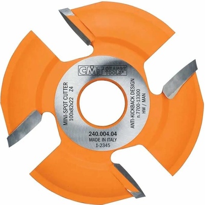 Fréza na zásmolky D100x8 d22 Z4 R30 HW CMT c24000404
