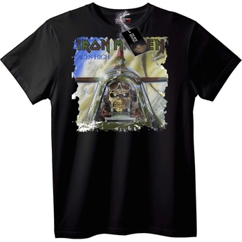 NOONEBRAND Тениска Iron Maiden Асове Високо - 4XL, Black