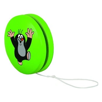 DETOA Albrechtice Dřevěné hry Jojo zelené s Krtkem jásajícím