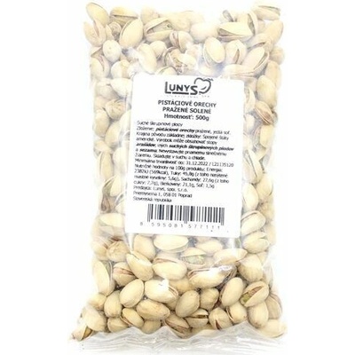 Lunys Pistácie pražené solené 500 g