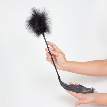 Image 1 of Secret Play Feather Tickler & Whip Black