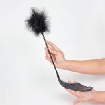 Secret Play Feather Tickler & Whip Black