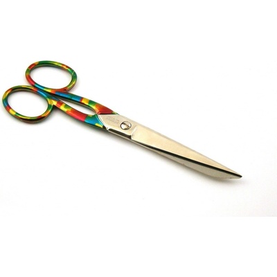 Kovové nůžky 15cm duhové rukojeti – Zboží Dáma