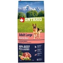 Krmivo pre psov Ontario Adult Large Beef & Rice 12 kg
