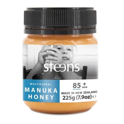 Steens - RAW Manuka Honey (Мануков мед) 85+ MGO, 225 г