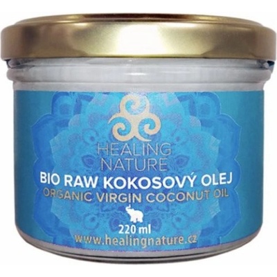 Kokosový olej Bio RAW Healing Nature 220 ml