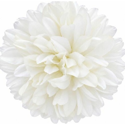 Umelá chryzantéma hlava priemer 13 cm biela