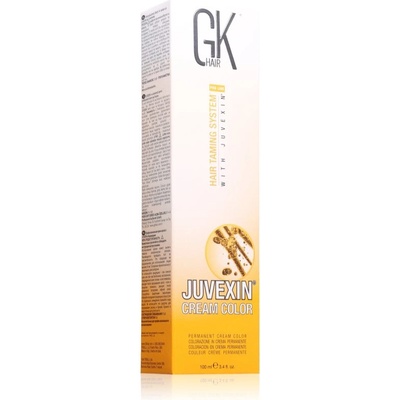 GK Hair Pro Line Hair Taming System Permanent Cream Color оцветяващ крем За коса за професионална употреба 7.11 Intense Ash Blonde 100ml