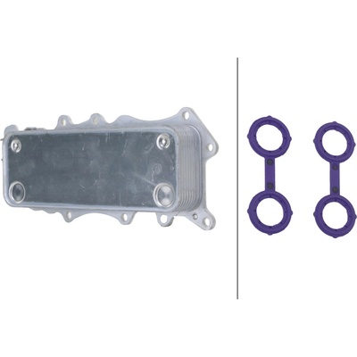 Olejový chladič pro motorový olej HELLA 8MO 366 360-161 (8MO366360161)