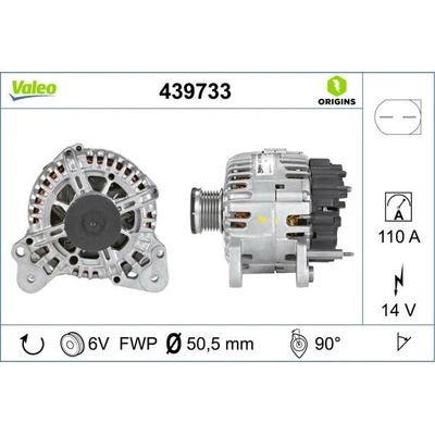 VALEO Alternátor VALEO 439733