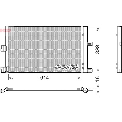 Kondenzátor klimatizace DENSO DCN99080