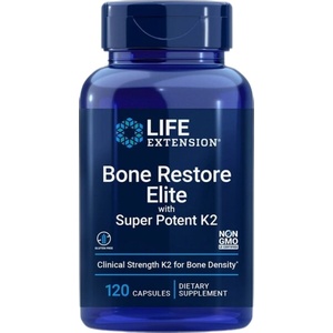 Life Extension Bone Restore Elite with Super Potent K2 [120 капсули]