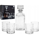 EXCELLENT Whiskey set karafa + sklenice sada 5 ks křišťálové sklo 900 ml