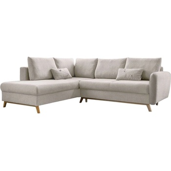 Miuform Бежов ъглов разтегателен диван ляв ъгъл, Scandic Lagom - Miuform (Lagom HAEECL-2QBKR MAS400)