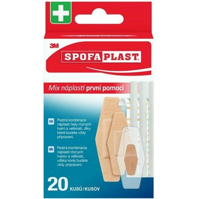 Spofaplast 607 Náplasti první pomoci mix 20 ks