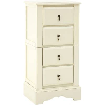 Premier Housewares Шкафче в цвят слонова кост 43x104x50 cm Florence - Premier Housewares (2405249)