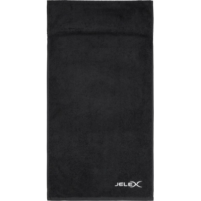 JELEX Хавлиена кърпа JELEX 100FIT Fitness Towel with Zipped Pocket black