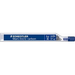 STAEDTLER графитни щифтове Mars Micro 0, 7mm 2H (12 щифта) (250 07-2H)
