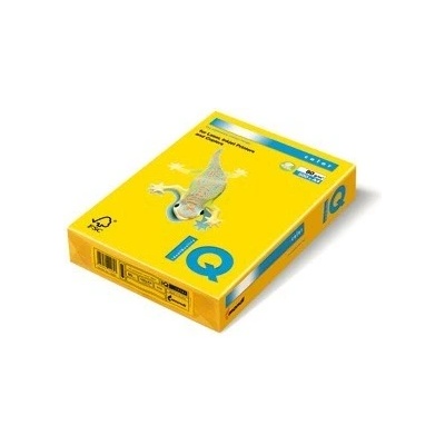 Barevné papíry IQ Color IG50 A4/160g intenzívně žlutá balení 250 lst.