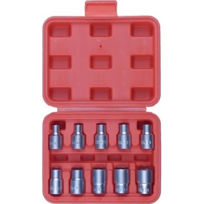 Sada hlavíc s E-profilom 1/2, 10 dielna E8-E24, EXTOL