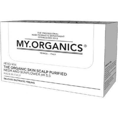 My. Organics Scalp Purified Neem And Sunflower Delicate Enzymatic Peeling 12 x 15 ml