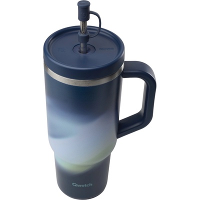 Qwetch Travel cup isotherme inox Aura 900 ml Midnight blue