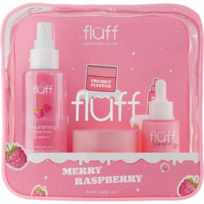 Fluff Козметичен комплект Merry Raspberry, 3 части