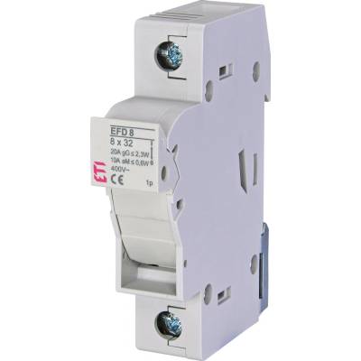 ETI Poistkový odpínač EFD 8, 1p, In = 20A, Un = 400V AC, pre poistky CH8 gG/aM, max. Pd poist…