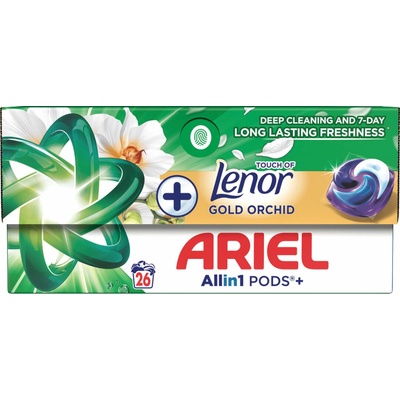 Ariel gélové tablety Touch Of Lenor Gold Orchid 26 PD